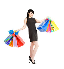 Image showing Shopping woman