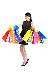 Image showing Shopping woman