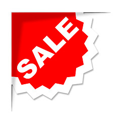 Image showing Sale Label Represents Clearance Savings And Sales