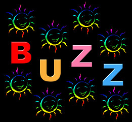 Image showing Kids Buzz Indicates Public Relations And Child