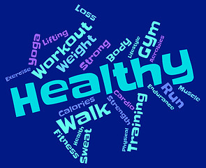 Image showing Health Words Indicates Preventive Medicine And Care