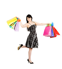 Image showing Shopping woman