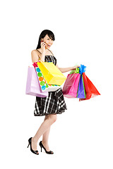 Image showing Shopping woman