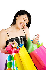 Image showing Shopping woman