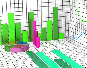 Image showing Graph Report Means Trend Financial And Profit