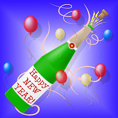 Image showing Happy New Year Shows Parties Celebration And New-Year