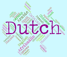 Image showing Dutch Language Means The Netherlands And Holland