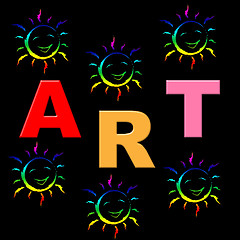 Image showing Kids Art Shows Draw Artistic And Crafts