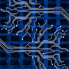 Image showing Branching Out Background Shows Sending Data And Connecting\r