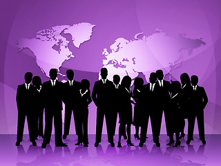 Image showing Business People Represents Meeting Teamwork And Professional