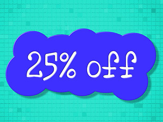 Image showing Twenty Five Percent Shows Closeout Save And Retail