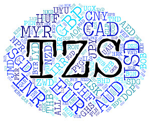 Image showing Tzs Currency Represents Tanzania Shilling And Banknote