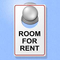 Image showing Room For Rent Means Place To Stay And Book