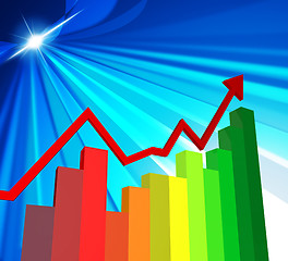 Image showing Business Graph Shows Corporation Commerce And Commercial