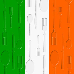 Image showing Irish Food Means Euro Cuisine And Restaurant
