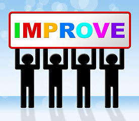 Image showing Improvement Improve Indicates Progress Evolve And Advance
