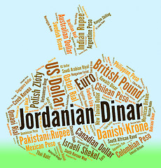 Image showing Jordanian Dinar Shows Worldwide Trading And Broker