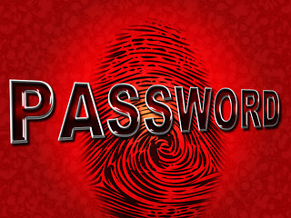 Image showing Password Fingerprint Shows Log Ins And Accessible