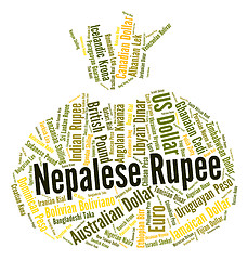 Image showing Nepalese Rupee Shows Forex Trading And Broker