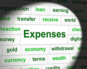 Image showing Costs Expenses Represents Price Financial And Balance