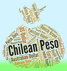 Image showing Chilean Peso Means Foreign Exchange And Coin