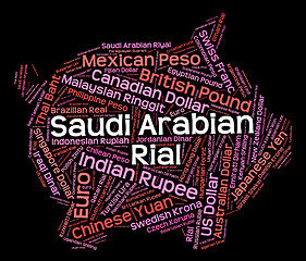 Image showing Saudi Arabian Riyal Means Forex Trading And Foreign