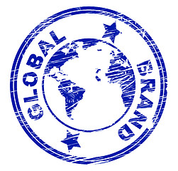 Image showing Global Brand Means Company Identity And Branded