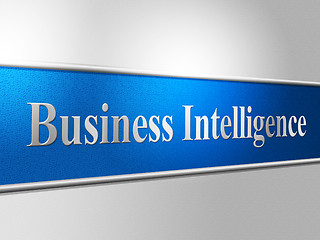 Image showing Business Intelligence Shows Intellectual Capacity And Acumen