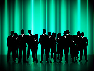 Image showing Business People Represents Businessmen Teamwork And Businesspeople