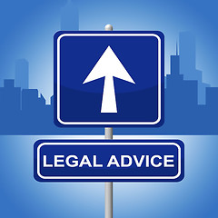 Image showing Legal Advice Means Court Legally And Jurisprudence