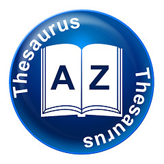 Image showing Thesaurus Sign Means Know How And Comprehension