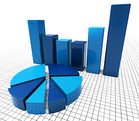 Image showing Graph Report Represents Information Corporation And Graphic