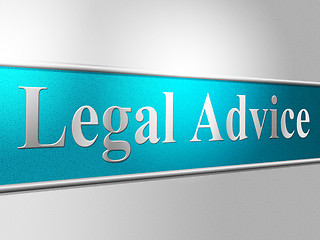 Image showing Legal Advice Indicates Support Criminal And Assist