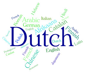 Image showing Dutch Language Means The Netherlands And Foreign