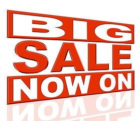 Image showing Big Sale Means At The Moment And Closeout
