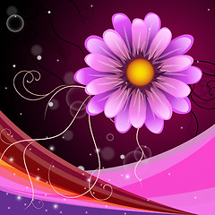 Image showing Background Flower Represents Backgrounds Bloom And Abstract