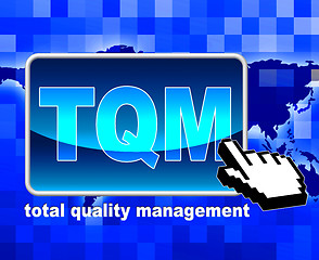 Image showing Total Quality Management Means World Wide Web And Administration