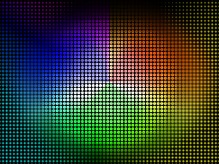 Image showing Color Wheel Background Shows Coloring Shade And Pigment\r