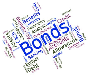 Image showing Bonds Word Means Financial Obligation And Arrears