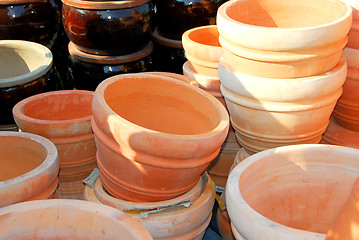 Image showing Clay pots