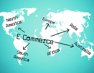 Image showing World E Commerce Shows Company Globalize And Selling