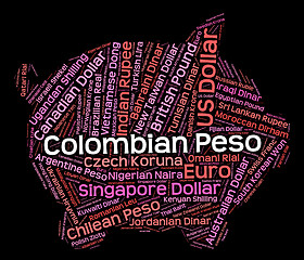 Image showing Colombian Peso Shows Forex Trading And Currency