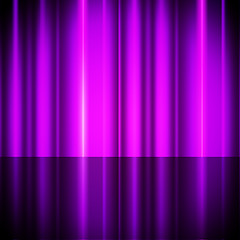 Image showing Purple Curtains Background Shows Theater Or Stage\r