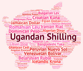 Image showing Ugandan Shilling Means Forex Trading And Currency