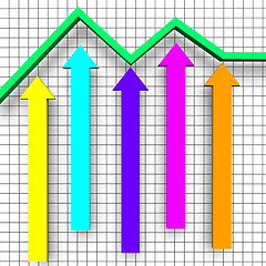 Image showing Business Report Shows Document Statistical And Trade