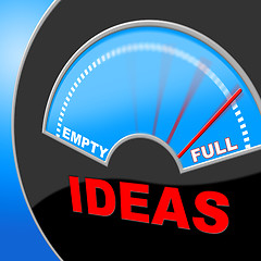 Image showing Full Of Ideas Indicates Indicator Invention And Inventions