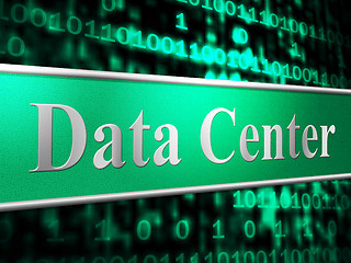 Image showing Data Storage Shows Hard Drive And Archive