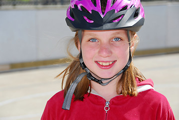 Image showing Girl child helmet