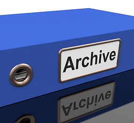 Image showing File Archive Means Catalog Document And Documentation