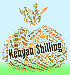 Image showing Kenyan Shilling Means Foreign Currency And Exchange